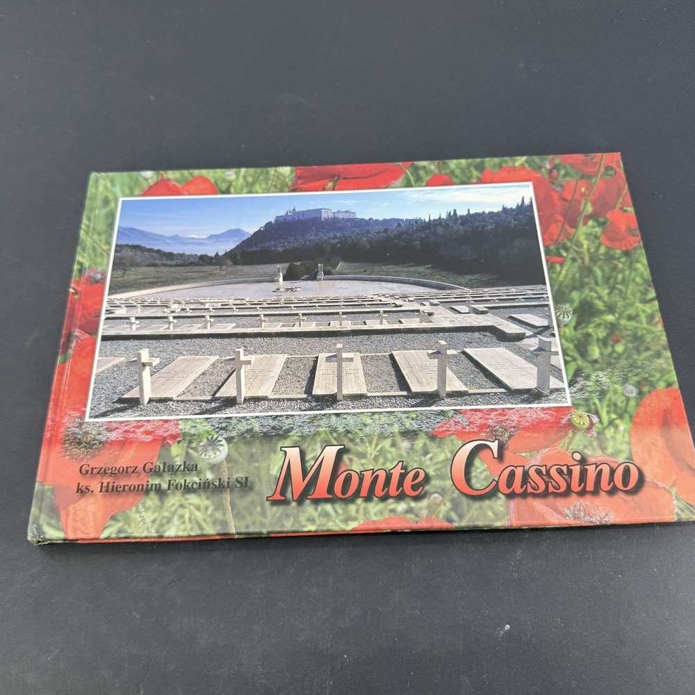 Monte Cassino WWII Photo History Hardcover Galazka Fokcinski Polish English